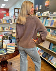Free People French Chocolate Spring Street Pullover