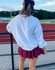 Queen of Sparkles Grey Carolina Gamecocks Vintage Sweatshirt