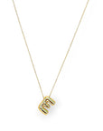 18K Gold Plated Bubble Letter Necklace-Jewelry-Luxe Group-L. Mae Boutique & Wild Mabel Clothing