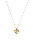 18K Gold Plated Bubble Letter Necklace-Jewelry-Luxe Group-L. Mae Boutique & Wild Mabel Clothing