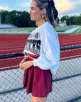 Queen of Sparkles Grey Carolina Gamecocks Vintage Sweatshirt