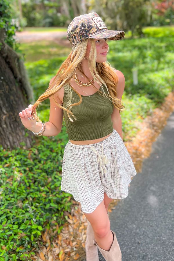 Olive Seamless Cropped Brami