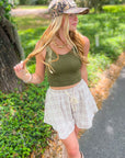 Olive Seamless Cropped Brami