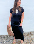 Spanx Very Black AirEssentials Maxi Dress