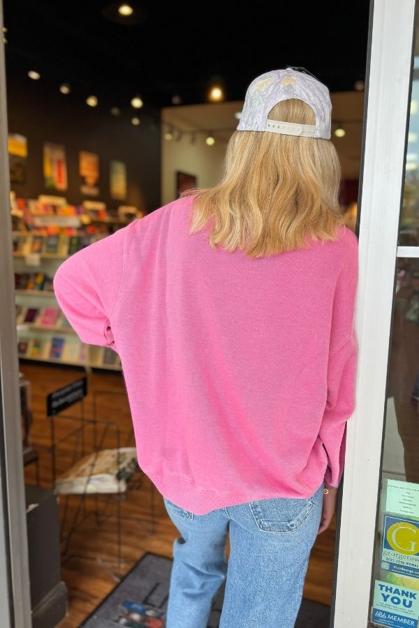 Free People Cashmere Rose Slow It Down Pullover