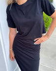 Abby True Black On The Go Tee