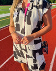 THML Black Multi Button Front Dress