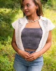 Free People Coconut Milk Lilly Crochet Top