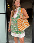 Eye-catching patterned dresses