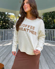 Coffee Weather Ivory Sweater