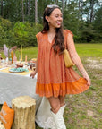 Amber Romance Lace Babydoll Dress