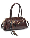Leigh Chocolate Brown Shoulder Bag