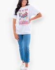 Atlanta Baseball "Out of Your League" Tee-Tops-Poppy & Pine-L. Mae Boutique & Wild Mabel Clothing