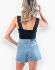 Clare Black Thick Strap Seamless Crop Top-Tops-RD Style-L. Mae Boutique & Wild Mabel Clothing