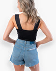 Clare Black Thick Strap Seamless Crop Top-Tops-RD Style-L. Mae Boutique & Wild Mabel Clothing