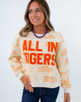 Clemson Toile All In Tigers Pullover Sweatshirt