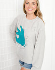 Coastal Carolina Chanticleers Crewneck Corded Sweatshirt-Tops-Chicka-D-L. Mae Boutique & Wild Mabel Clothing