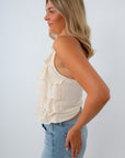 Sandbar Ruffle Halter Top