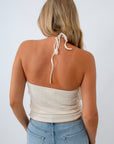 Sandbar Ruffle Halter Top
