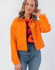 Orange You Cute Denim Jacket