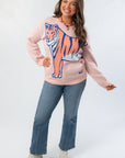 Pink Tiger Graphic Sweater