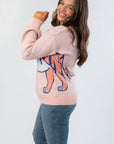 Pink Tiger Graphic Sweater