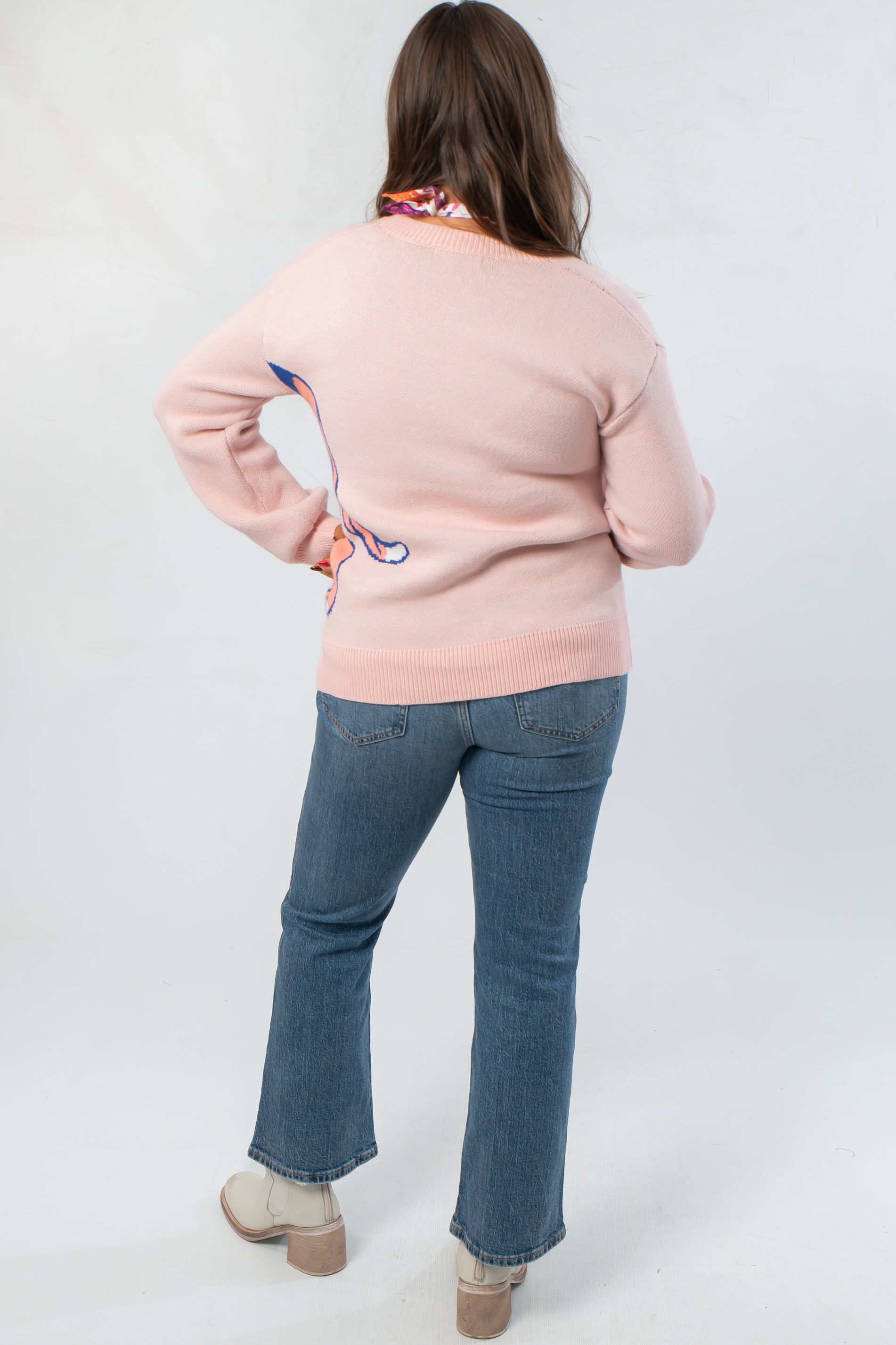 Pink Tiger Graphic Sweater