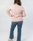 Pink Tiger Graphic Sweater
