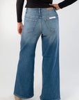 Weekend Weather Medium High Rise Wide Leg Jean