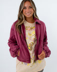Free People Roan Rouge Birdie Washed Jacket