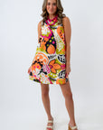Geometric Print Dress
