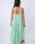 Show Me Your Mumu Jelly Mint Gemma Ruffle Maxi Dress