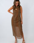 Mesh Overlay Dress