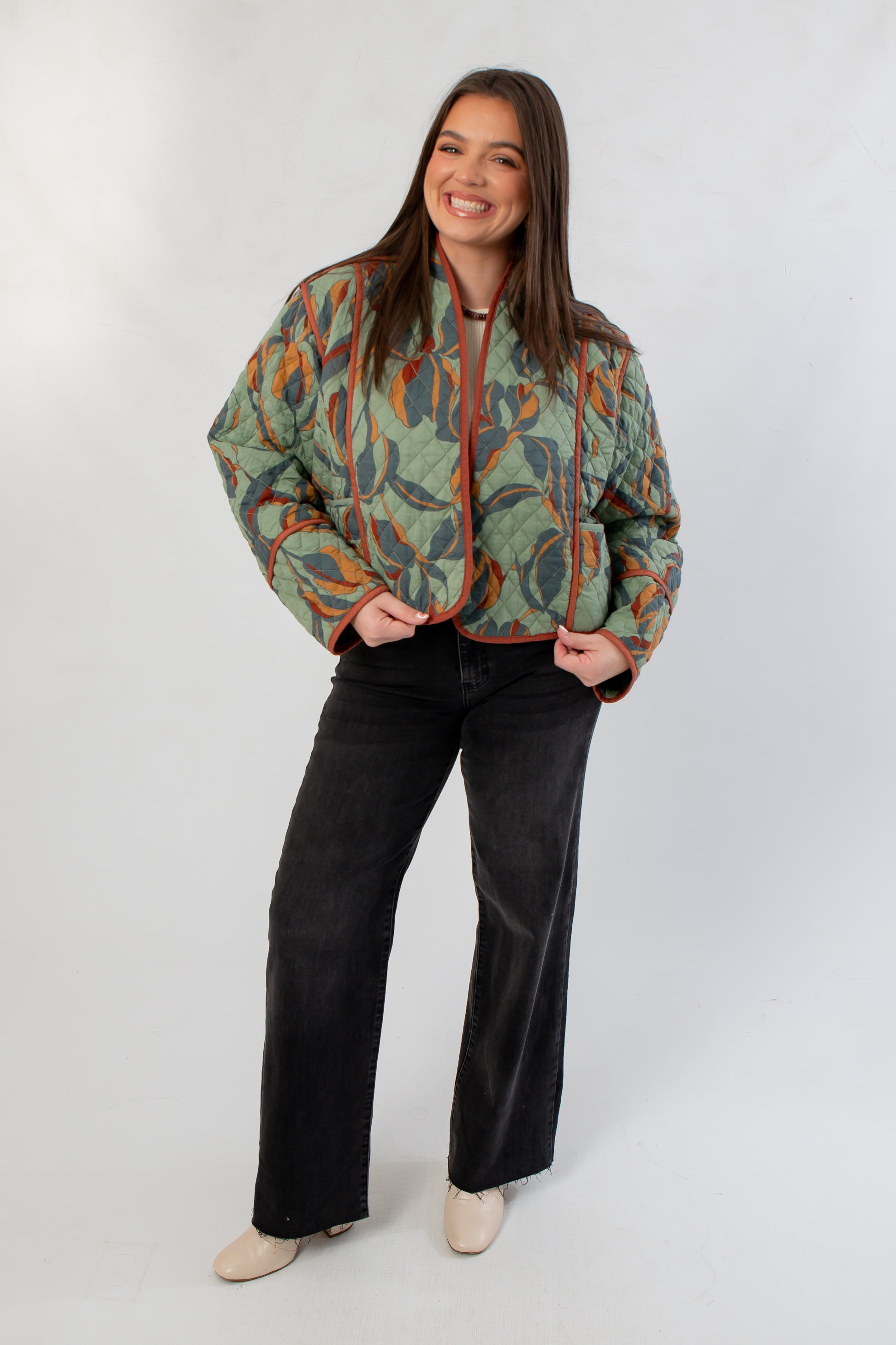Steve Madden Dark Sage Adalynn Jacket