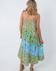 Seaside Meadows Tiered Midi Dress