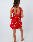 MinkPink Red Sirena Mini Shift Dress