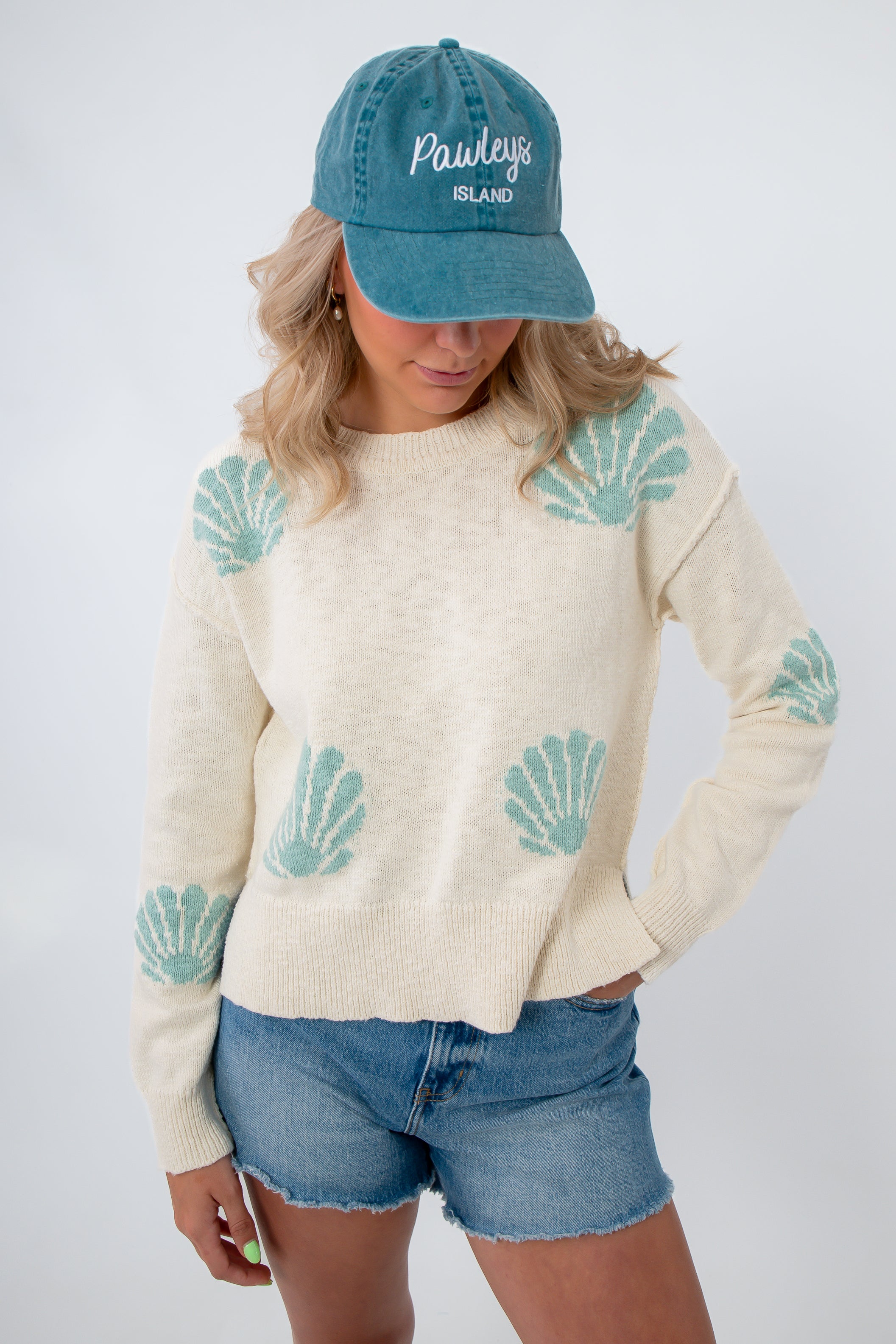 【美品】MARGA SAILOR SUMMER KNIT Myking Fem Sweater Lightcharcoal Offwhite Navy - Dale of Norway
