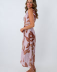 Dusk Till Dawn Floral Midi Dress