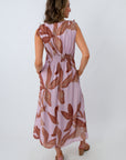 Dusk Till Dawn Floral Midi Dress