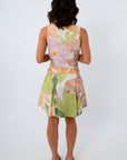 summer linen drop waist dress