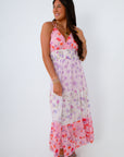 summer wedding guest and gender reveal dress