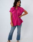 Shimmer Short Sleeve Top
