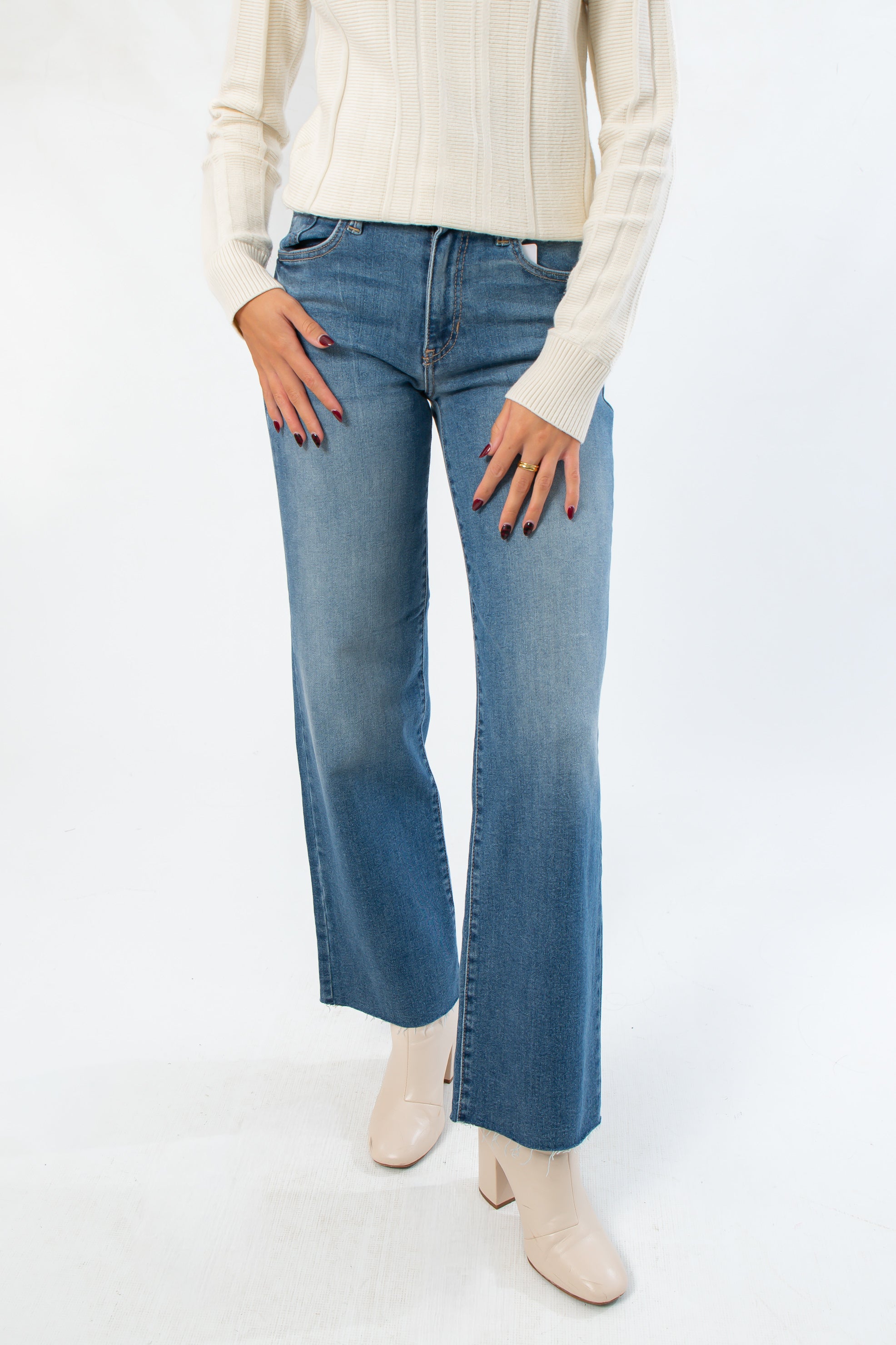 Kelli Medium Denim Slim Jean