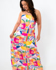 Island Paradise Strapless Maxi Dress