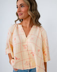 100% cotton embroidered summer shirt