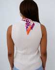 Ivory Twist Front Tank