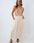 FRNCH Beurre Cloudia Midi Skirt