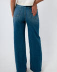 Daze Denim New Indigo Far Out Wide Leg Jean