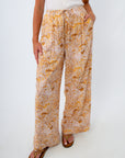Scallop Seashell Wide Leg Pants for vacation, beach cover up, summer pants