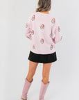 Santa Baby Pink Sweater